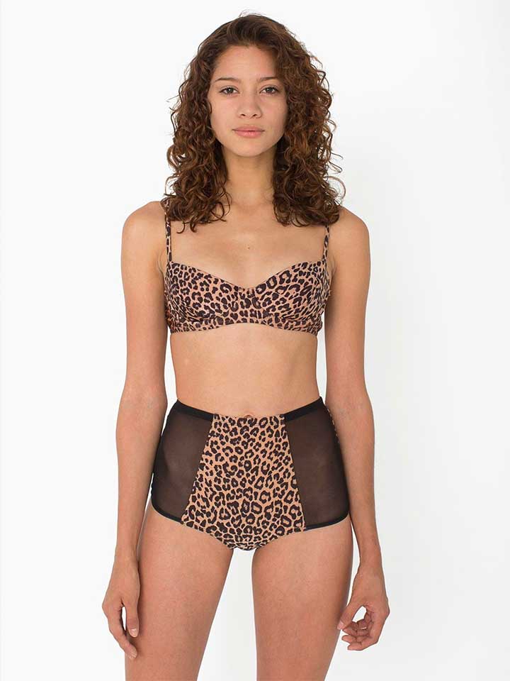 American Apparel Cheetah Bra