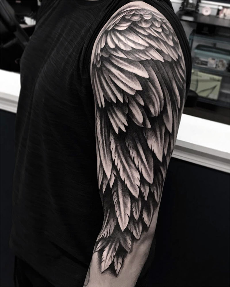 Angel Wings Tattoo For Men