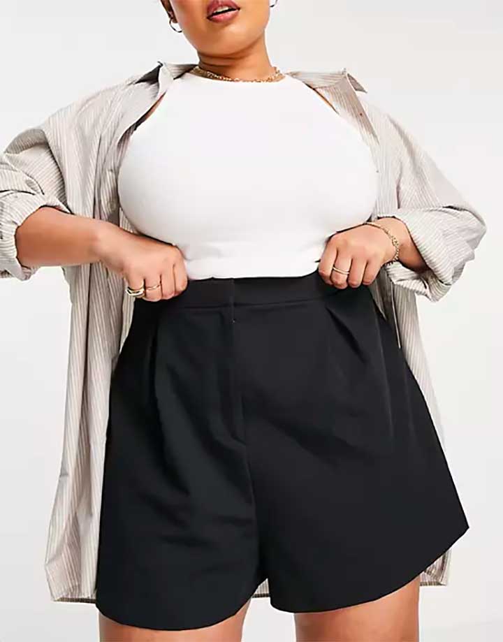 ASOS CURVE Soft Tailored Short