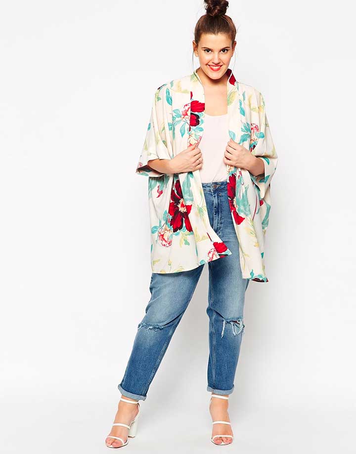 ASOS Gorgeous Print Kimono