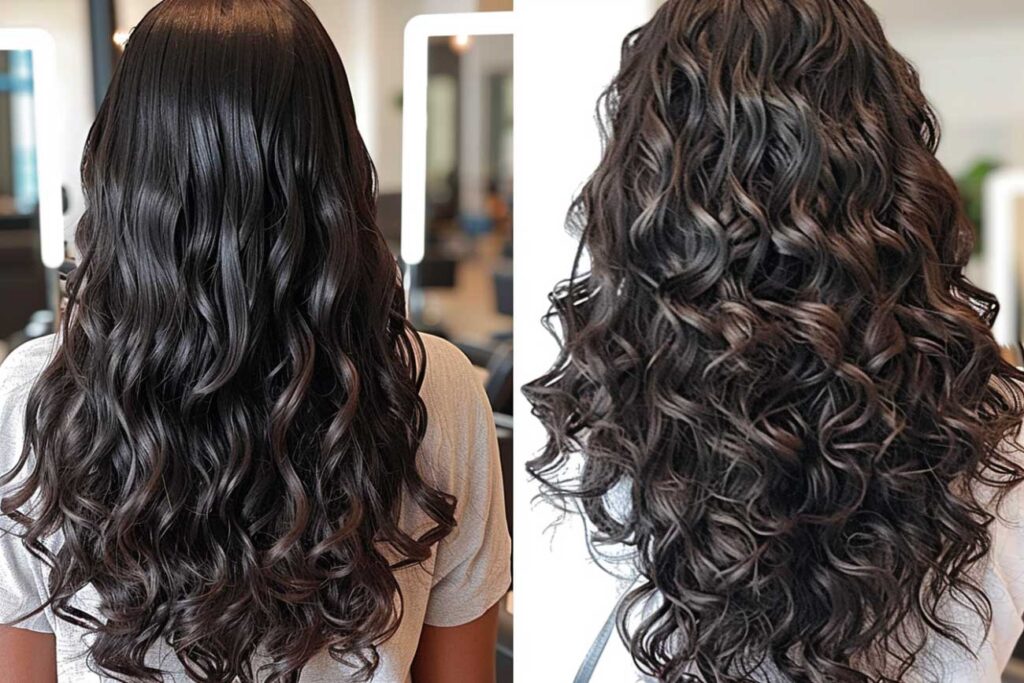 Before & After Bliss: Curly Hair Extensions Edition