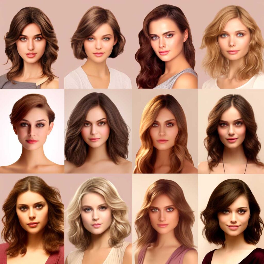 Best hairstyles for heart-shaped female