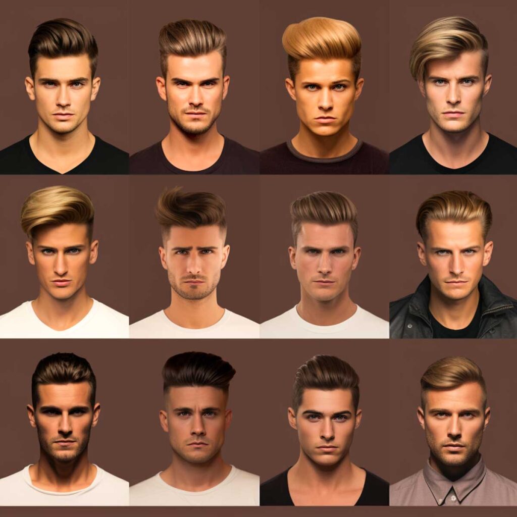 Best hairstyles for heart-shaped male