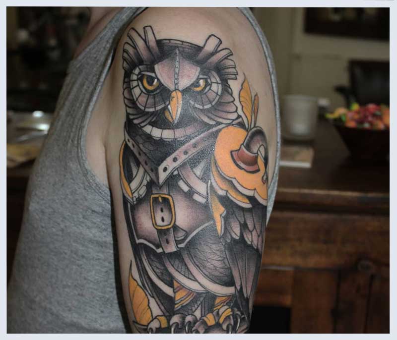 Birds steampunk tattoo designs