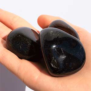 Black obsidian