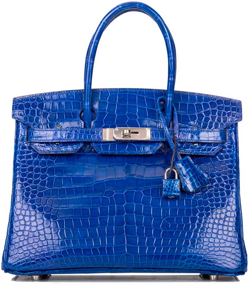 Blue Crocodile Hermès Birkin