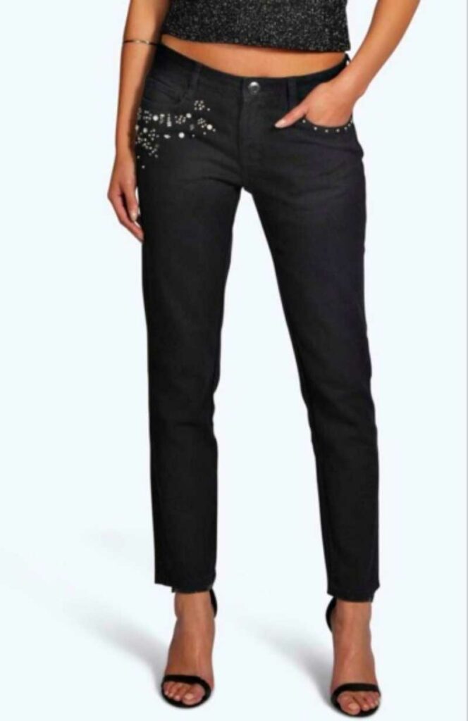 Boohoo Embellished Jeans