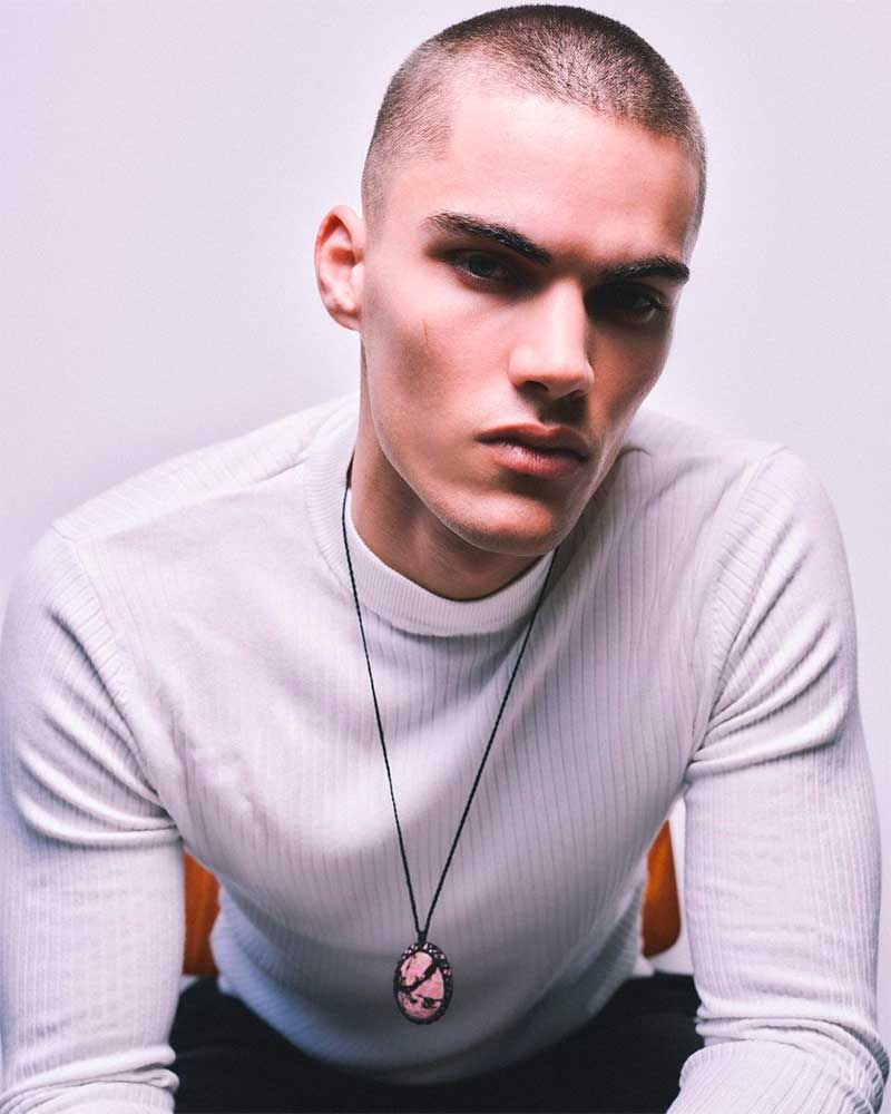 buzz cut men