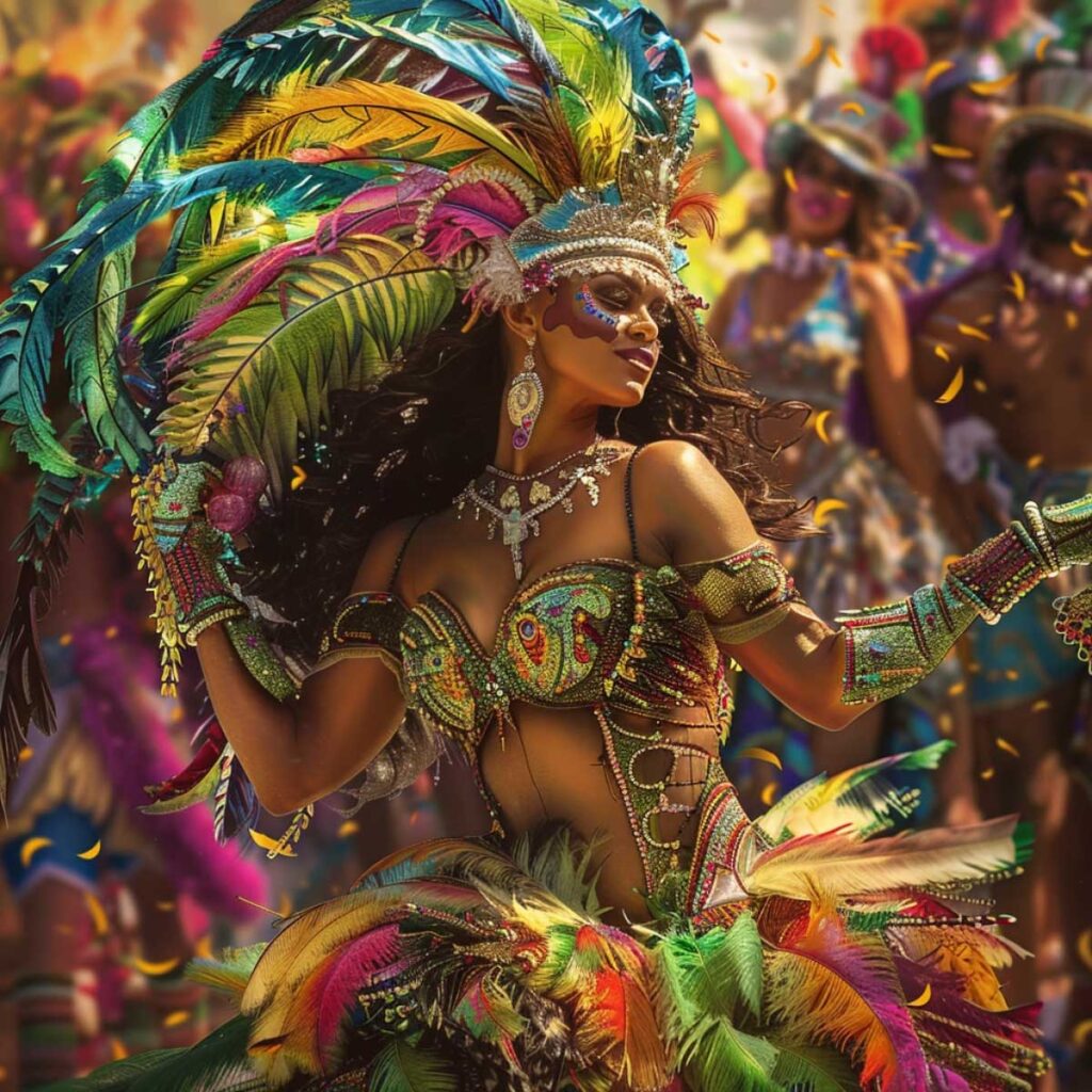 Carnival of Rio De Janeiro - A Burst of Joyful Colors