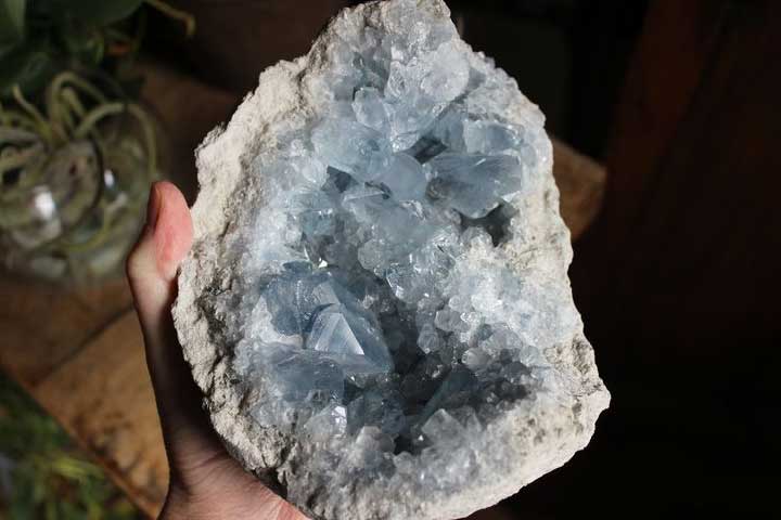 Celestite -crystals for anxiety and depression