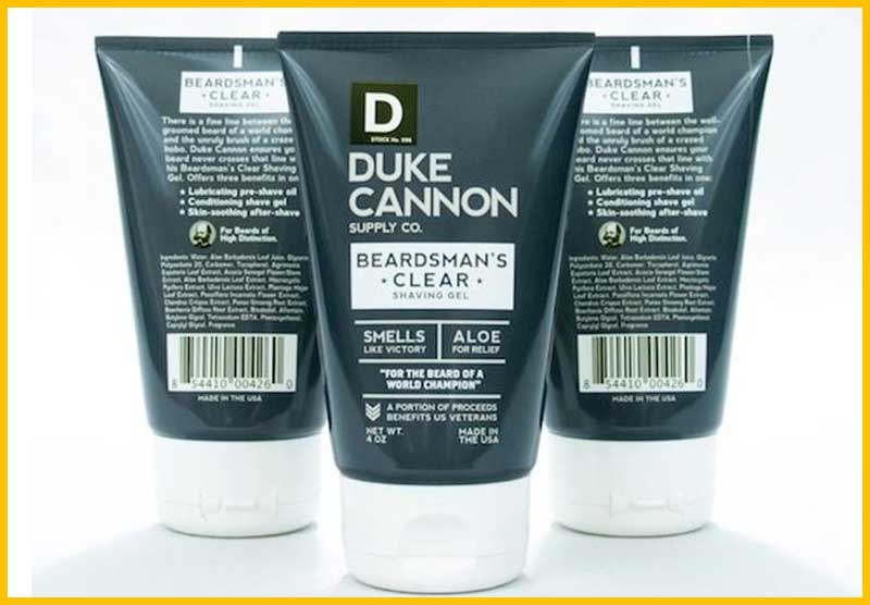 Duke Cannon Beadsman's Clear Shaving Gel