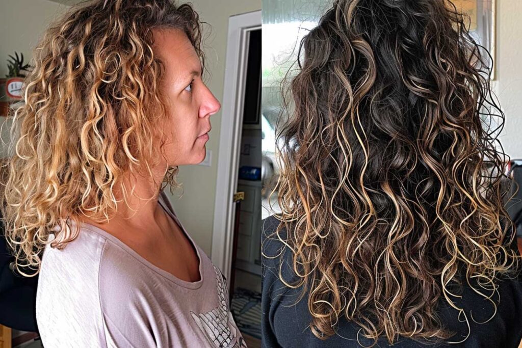 Curly Hair Extensions: Before and After Transformations