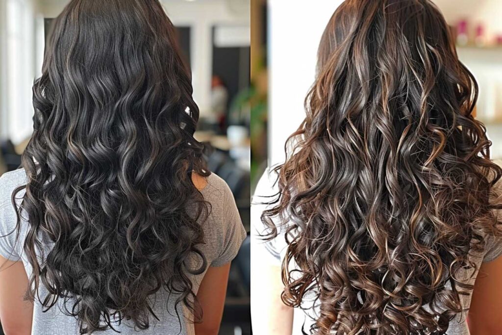 Curly Hair Extensions: Stunning Before and After Makeovers