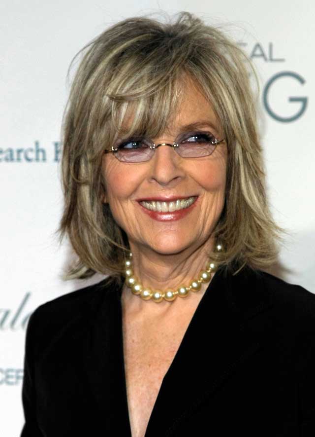 Diane Keaton's youthful bangs