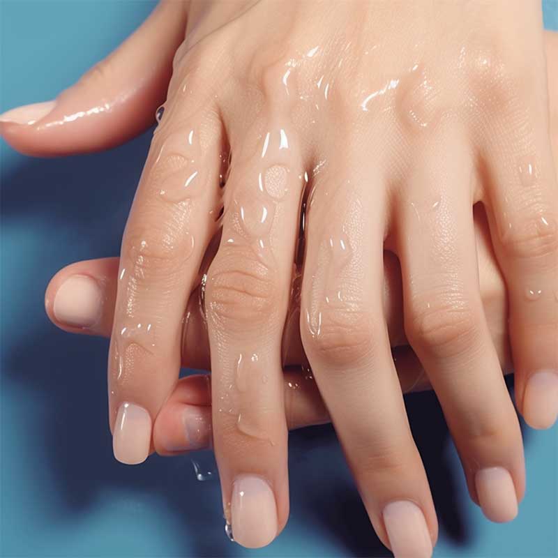 Don't keep your nails wet for longer