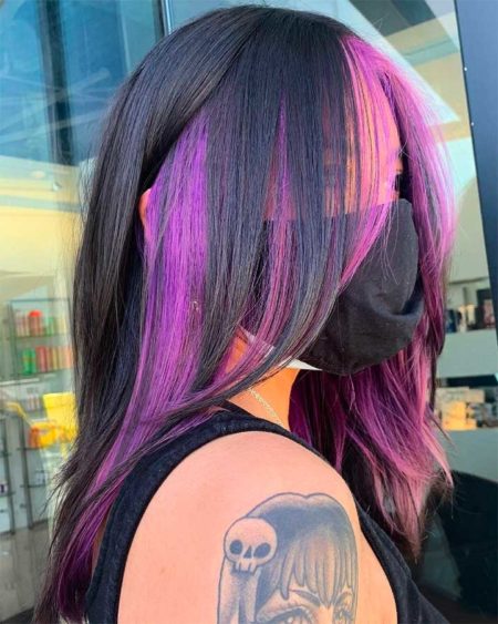 how to dye your hair purple without hair dye