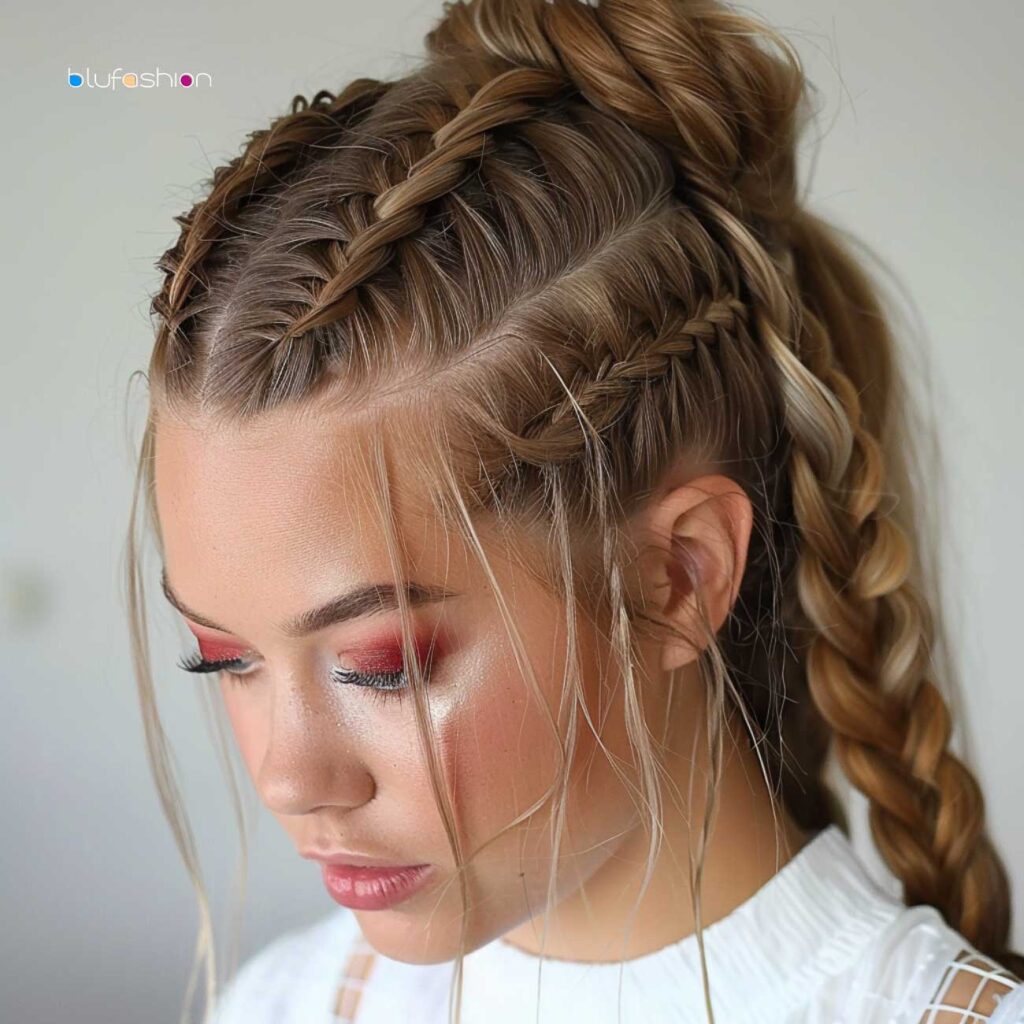 Easy Steps to Achieve 3 Braids on Top of Your Head