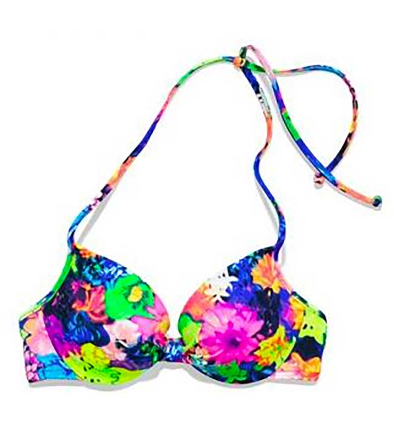 floral bathing suit top image