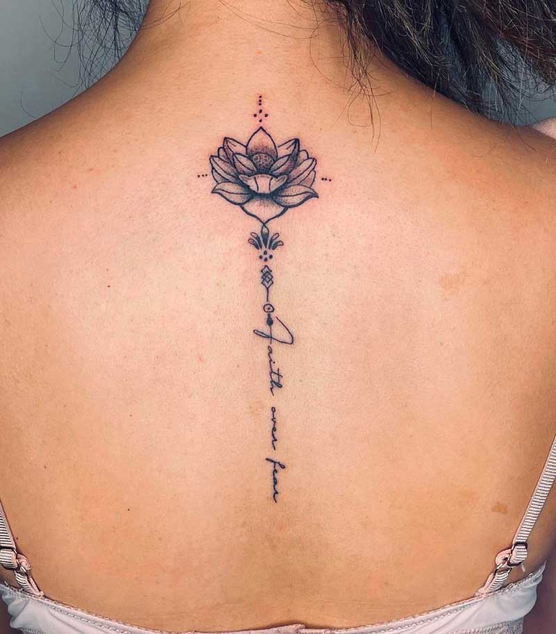 Floral Faith Tattoo