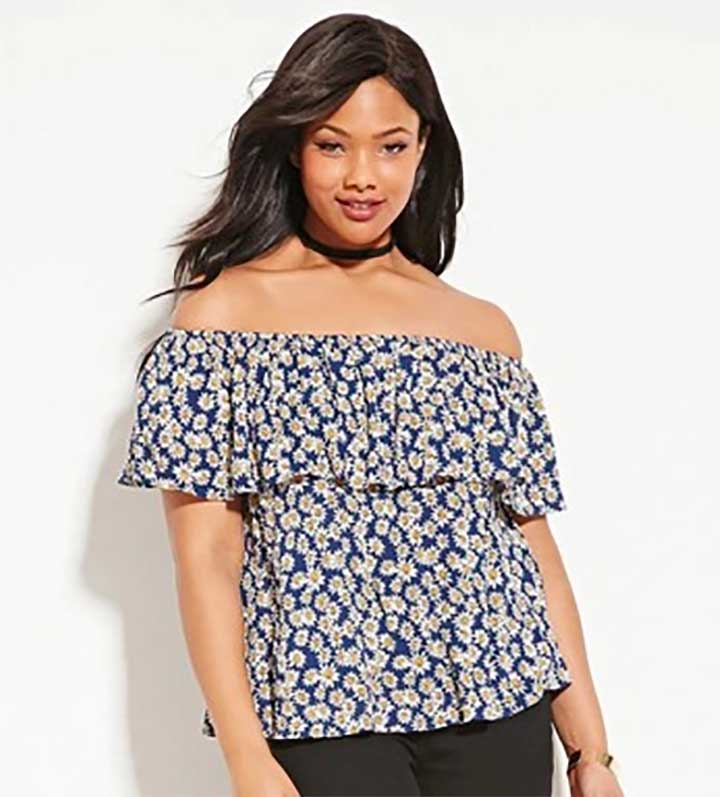 Forever 21 Plus Size Off-The-Shoulder Top