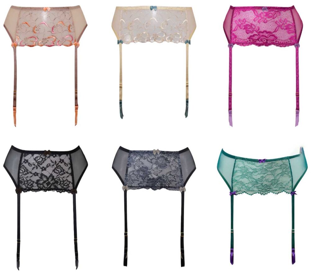 Four different kinds of garter belts and how to wear them: Minimalist Garer Belts