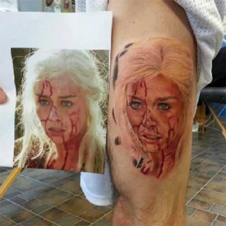 Game of Thrones tattoo Daenarys