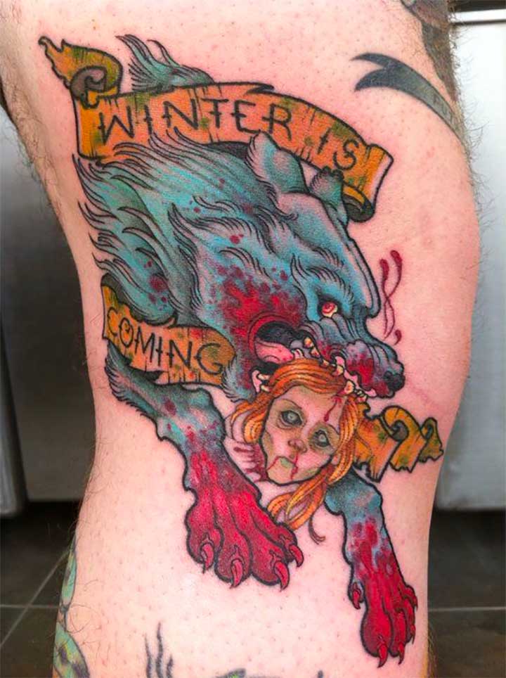 Game of Thrones tattoo: Winter is coming