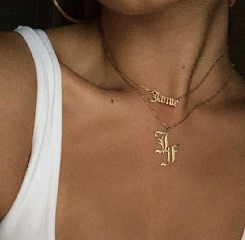 Gold Name Necklaces