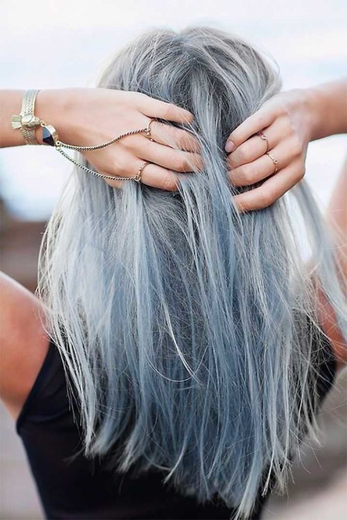 Gray Blue Hair Ideas