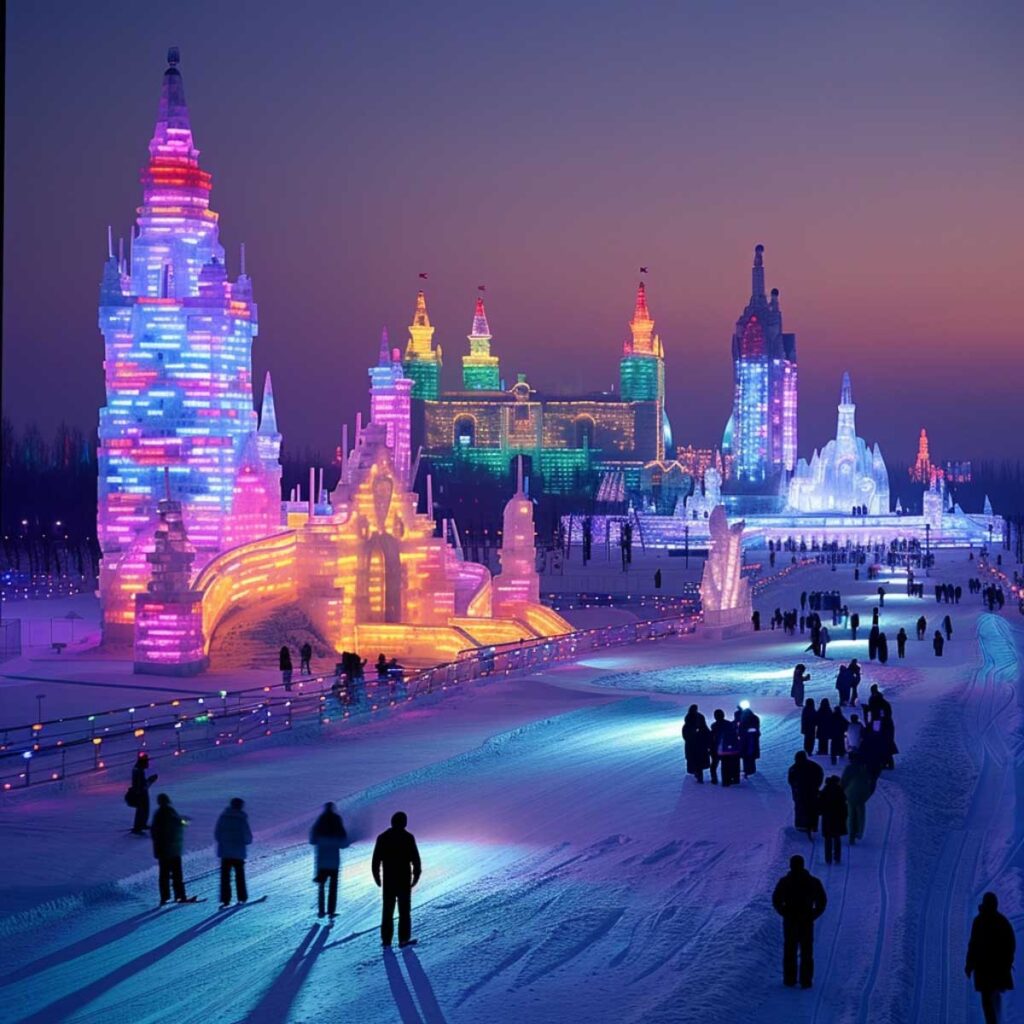 Harbin International Ice festival, China