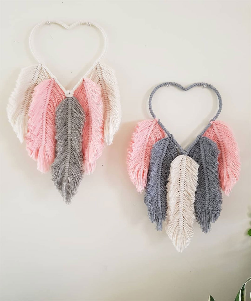 Heart dream catcher