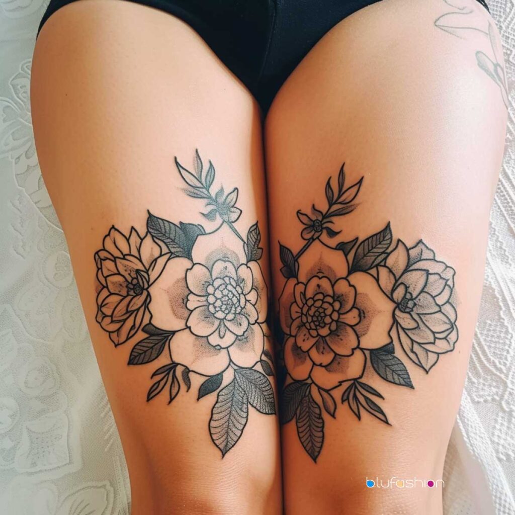 Inner Thigh Tattoo Ideas: A Blend of Sensuality and Personal Expression