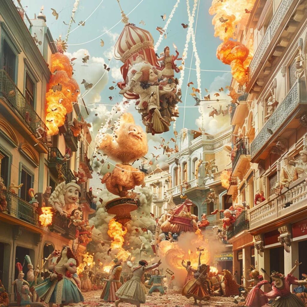 Las Fallas, Valencia