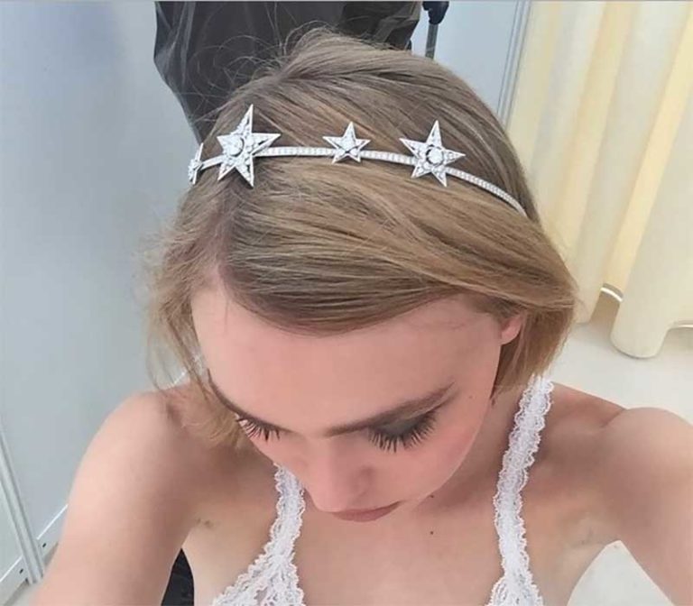 Lily Rose Depp Chanel Headband