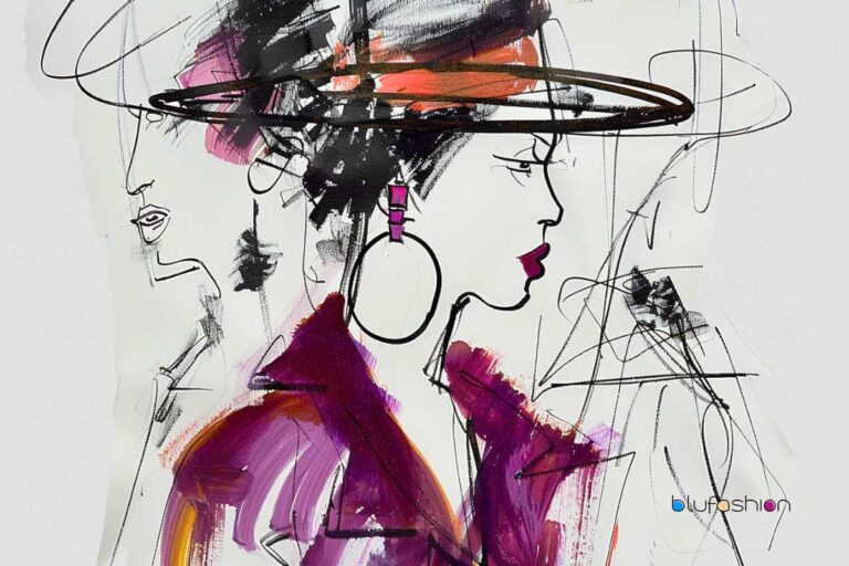 London Fashion Week Live Runway Sketching Portfolio