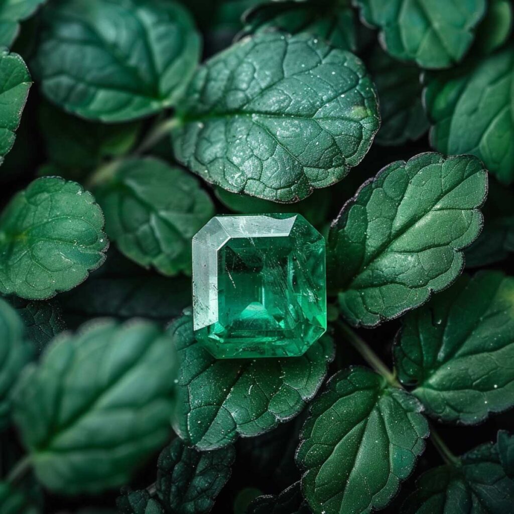 May: Vibrant Emerald Rough