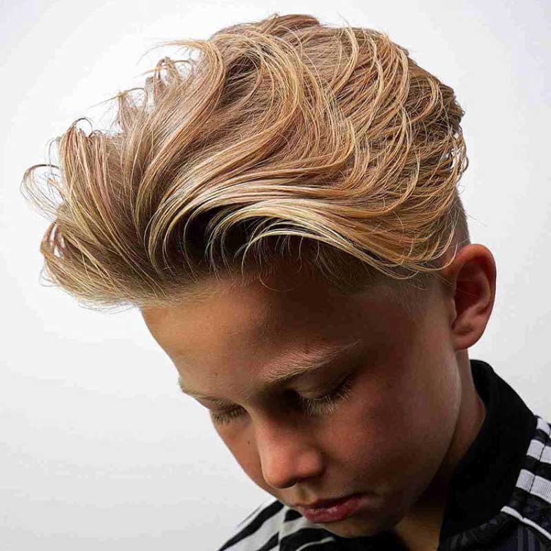 Medium Flowing Hair For Boys