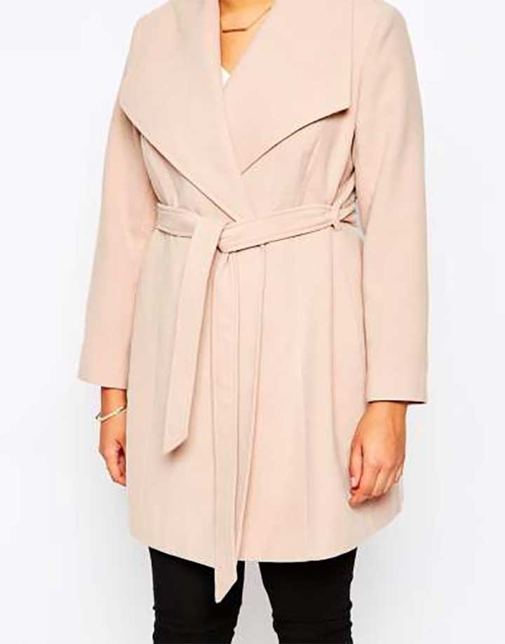 New Look Inspire Belted Wrap Coat