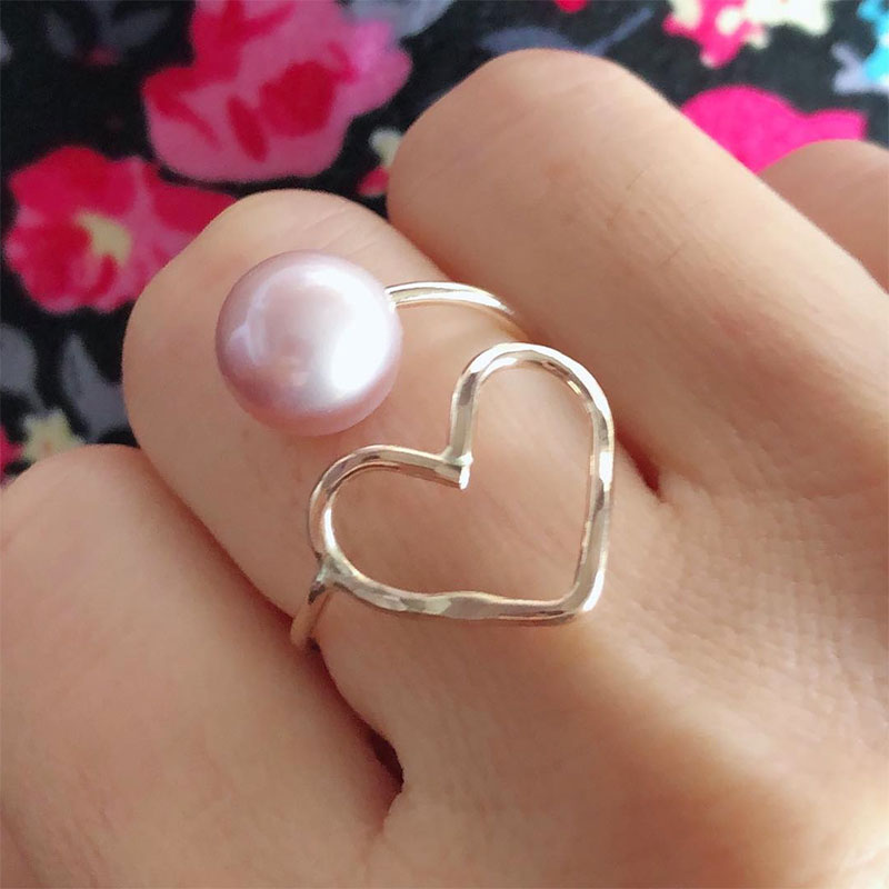 Pink Pearl Ring