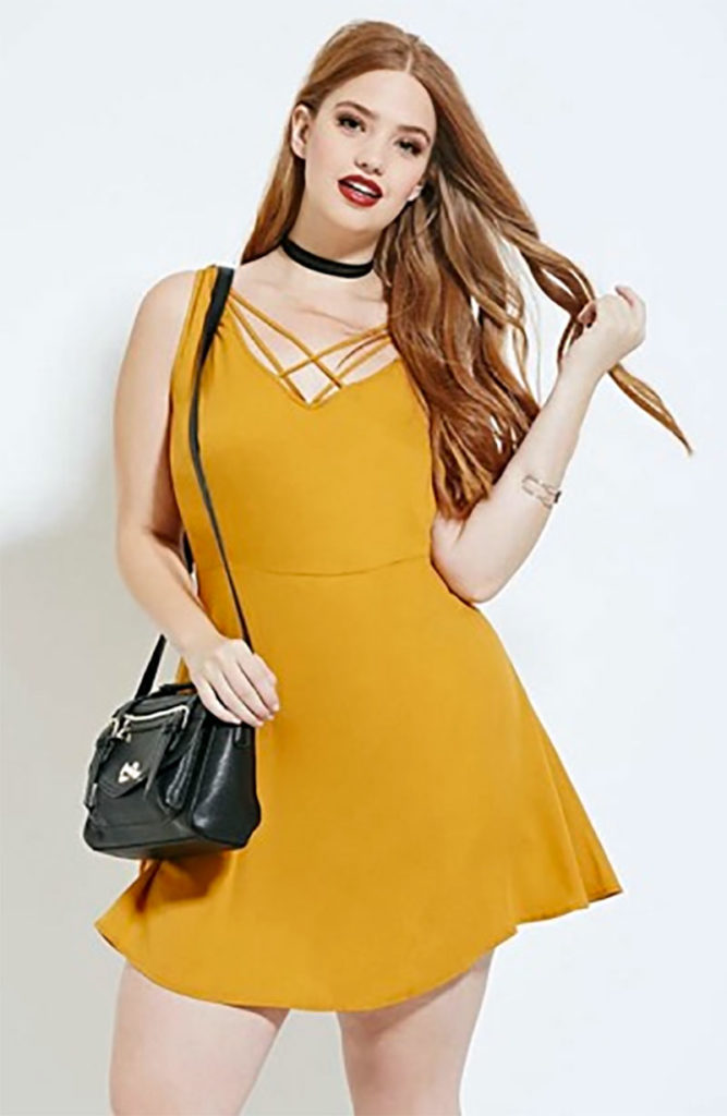 Forever 21 Plus Size Mustard-Colored Clothing