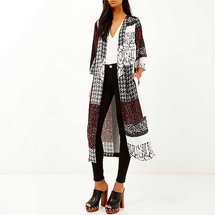 River Island Patchwork Kimono