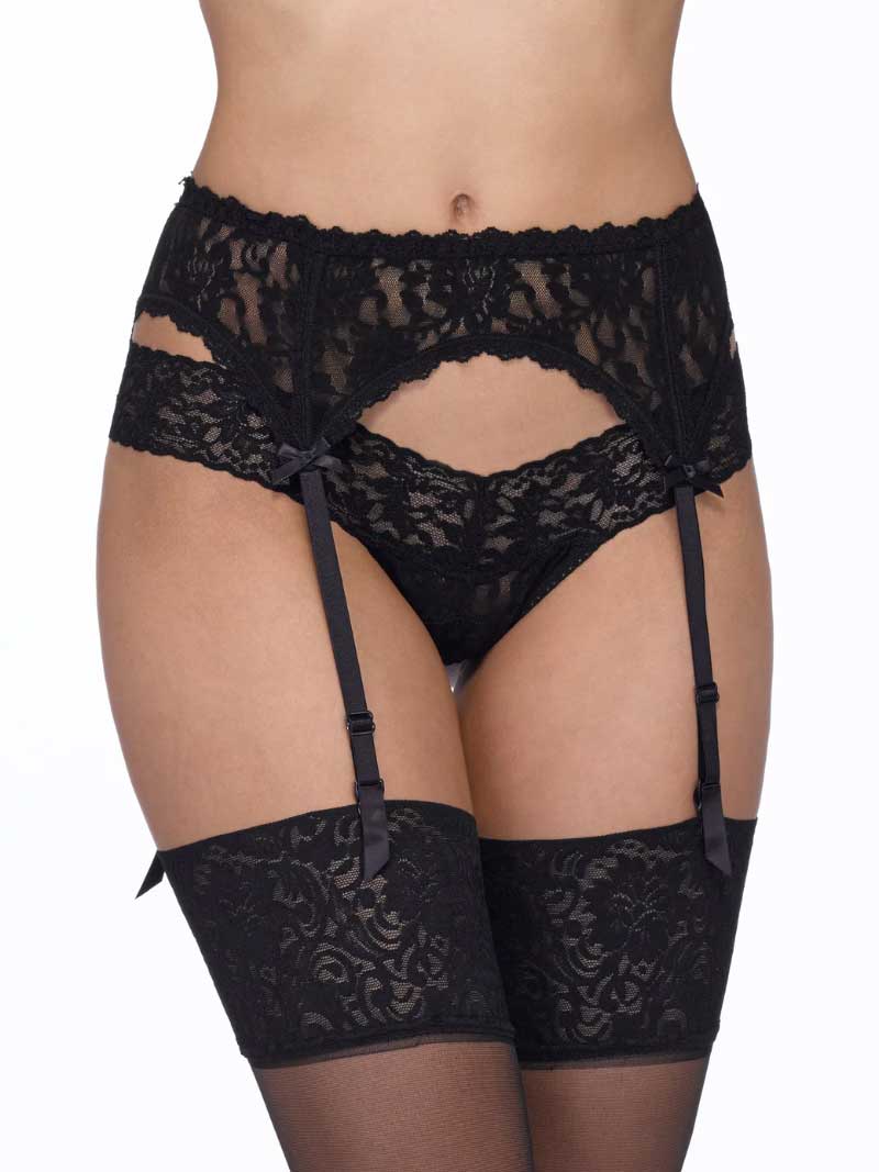 Signature Lace Garter Belt by Hanky Panky