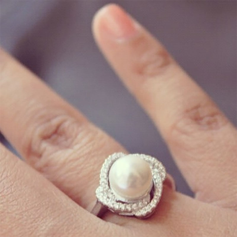 Silver Pearl Rings