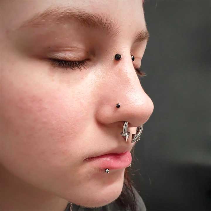 snake bites piercings