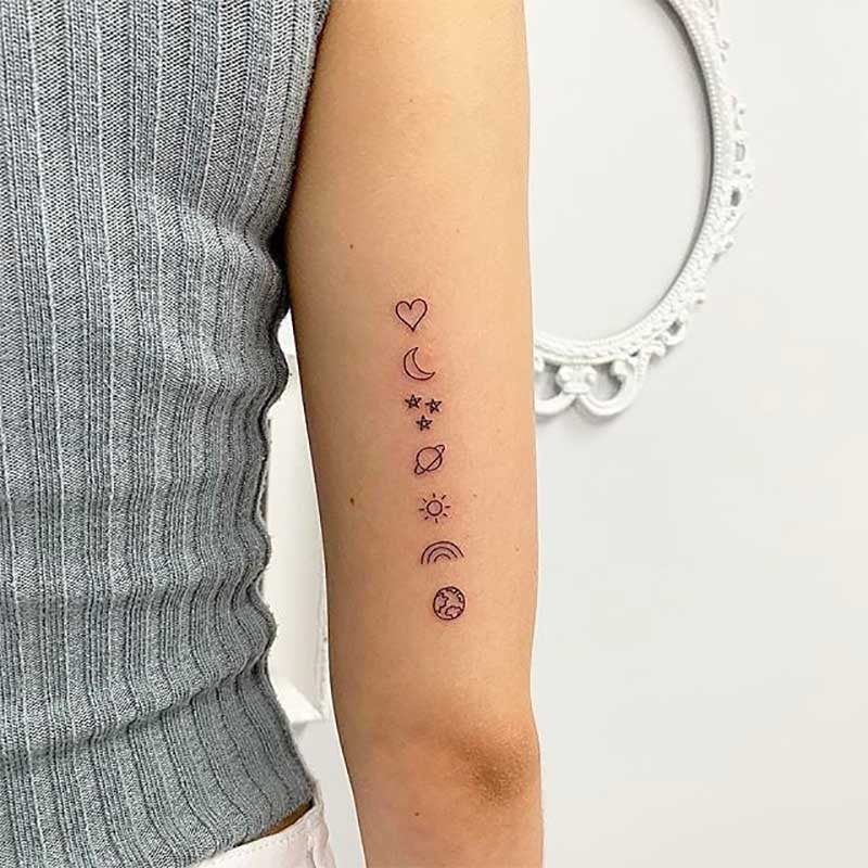 Girly Star Tattoos