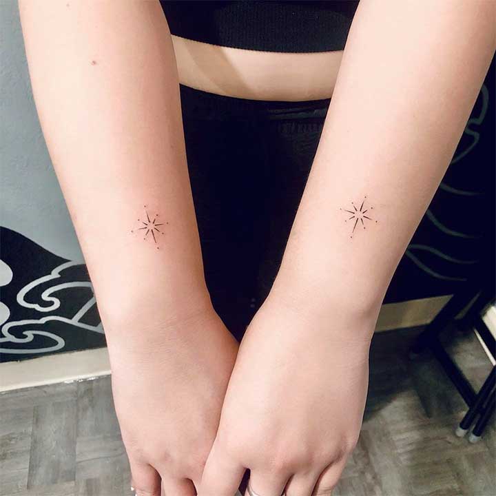 star tattoo on wrist meaning