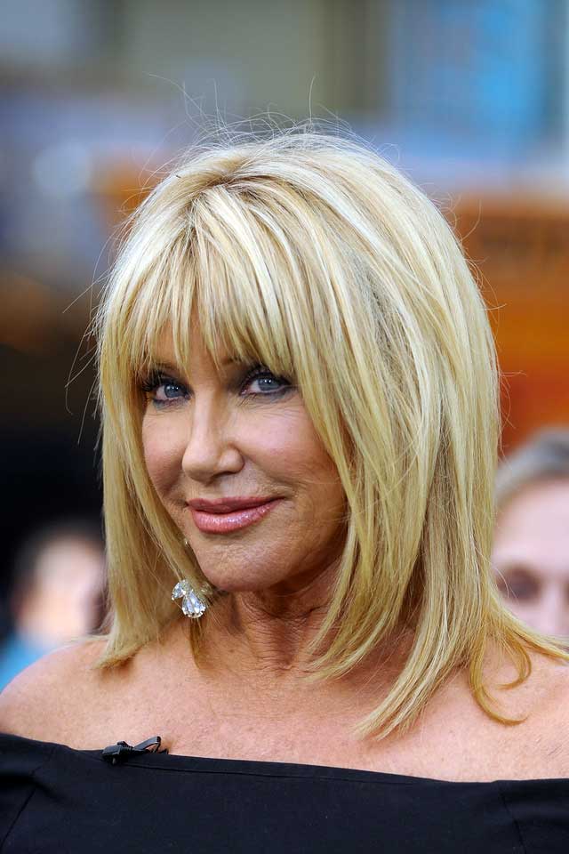 Suzanne Somers's youthful healthy hair