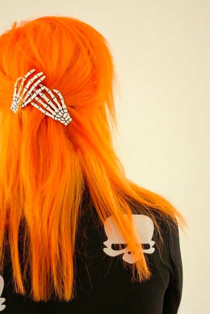 Tangerine hair color