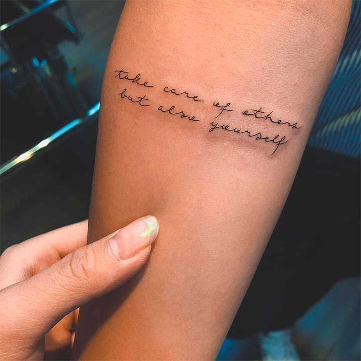 tattoos with meaningful sayings