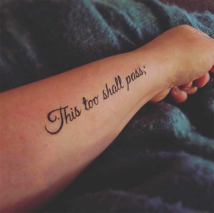 this too shall pass tattoo meaning